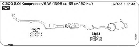SIGAM ME090 Exhaust System